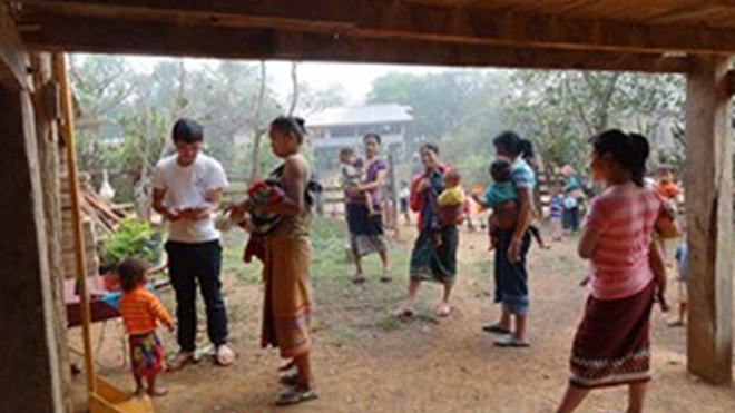 Diphtheria hits Lao DPR, prompting two health workers to fight back