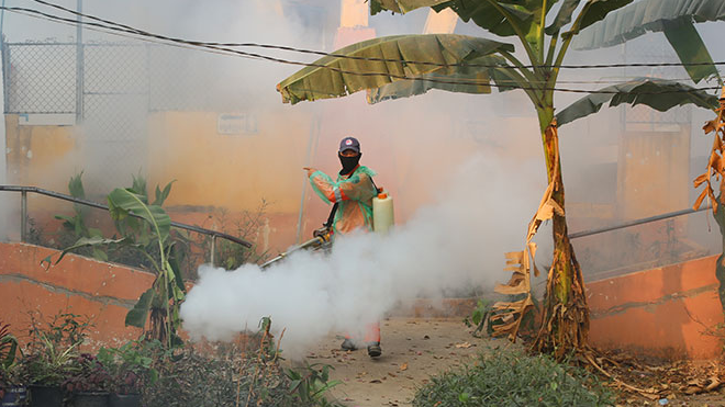 Anti-mosquito fogging completed in Phnom Penh